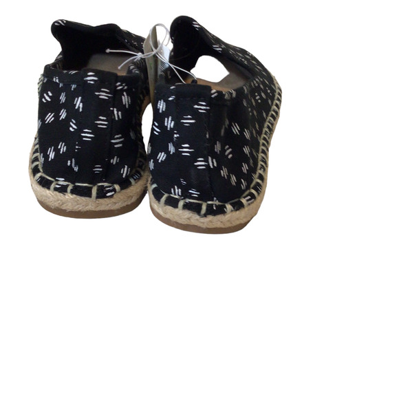 Old Navy Espadrilles Flats New 6.5 Black and White - Picture 2 of 6